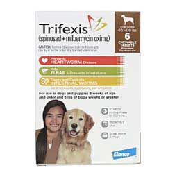 Trifexis for Dogs 60-120 lbs 6 ct - Item # 1085RX