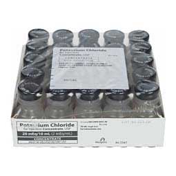 Potassium Chloride for Animal Use 20 mEq/10 ml 25 ct - Item # 1093RX