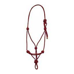 Knotted Rope Horse Halter Red/Black - Item # 10956