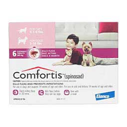 Comfortis Chewable Tablets Dogs and Cats Dog 5-10 lbs Cat 4-6 lbs 6 ct - Item # 1108RX
