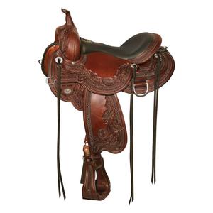 1750 Wind River Flex 2 Western Trail Horse Saddle Walnut - Item # 11137