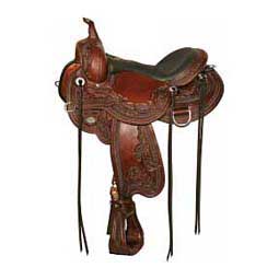 1750 Wind River Flex 2 Western Trail Horse Saddle Walnut - Item # 11137