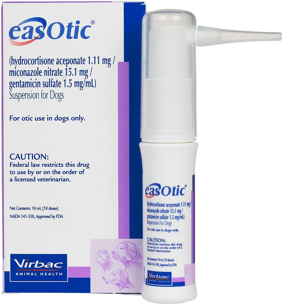 EasOtic Otic for Dogs Virbac - Safe.Pharmacy|Ear (Rx) | Pet Pharmacy (Rx) | Pet