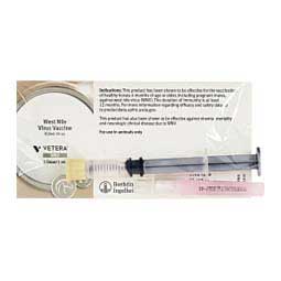 Vetera West Nile Equine Vaccine 1 dose syringe - Item # 11163