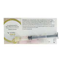 Vetera EWT + WNV (West Nile + 2-way Sleeping Sickness + Tet) Equine Vaccine 1 ds syringe - Item # 11165