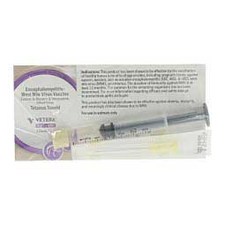 Vetera VEWT + WNV (West Nile + 3-way Sleeping Sickness + Tet) Equine Vaccine 1 dose syringe - Item # 11167