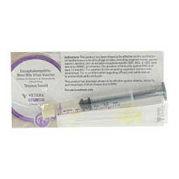 Vetera VEWT + WNV (West Nile + 3-way Sleeping Sickness + Tet) Equine Vaccine 1 ds syringe - Item # 11167