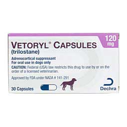 Vetoryl for Dogs 120 mg 30 ct - Item # 1121RX