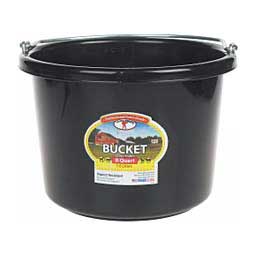 Impact Resistant 8 Quart Feed and Water Bucket Black - Item # 11421