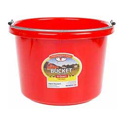 Impact Resistant 8 Quart Feed and Water Bucket Red - Item # 11421