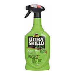 UltraShield Green Fly Spray Repellent for Horses, Ponies, Foals and Dogs Quart - Item # 11504