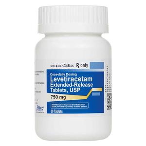 Levetiracetam ER 750 mg 60 ct - Item # 1154RX