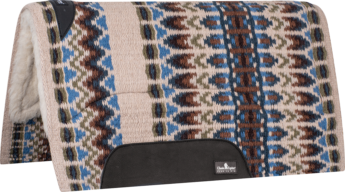 Valley Vet - Sensorflex Wool Blanket Top Horse Saddle Pad Classic