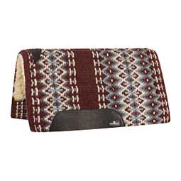 Sensorflex Wool Blanket Top Horse Saddle Pad Burgundy/Blue - Item # 11555