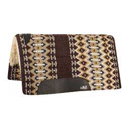 Sensorflex Wool Blanket Top Horse Saddle Pad Coffee/Seafoam - Item # 11555
