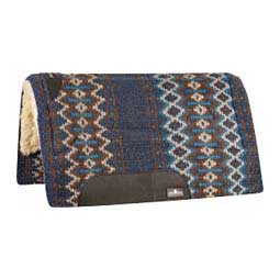 Sensorflex Wool Blanket Top Horse Saddle Pad Navy/Chestnut - Item # 11555