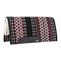 Sensorflex Wool Blanket Top Horse Saddle Pad Black/Steel/Gray - Item # 11555