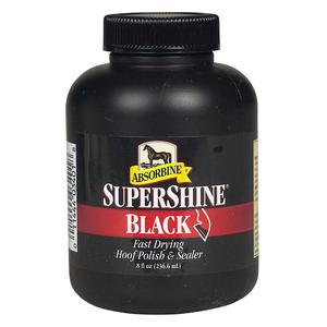 SuperShine Fast Drying Hoof Polish and Sealer for Horses Black - Item # 11561