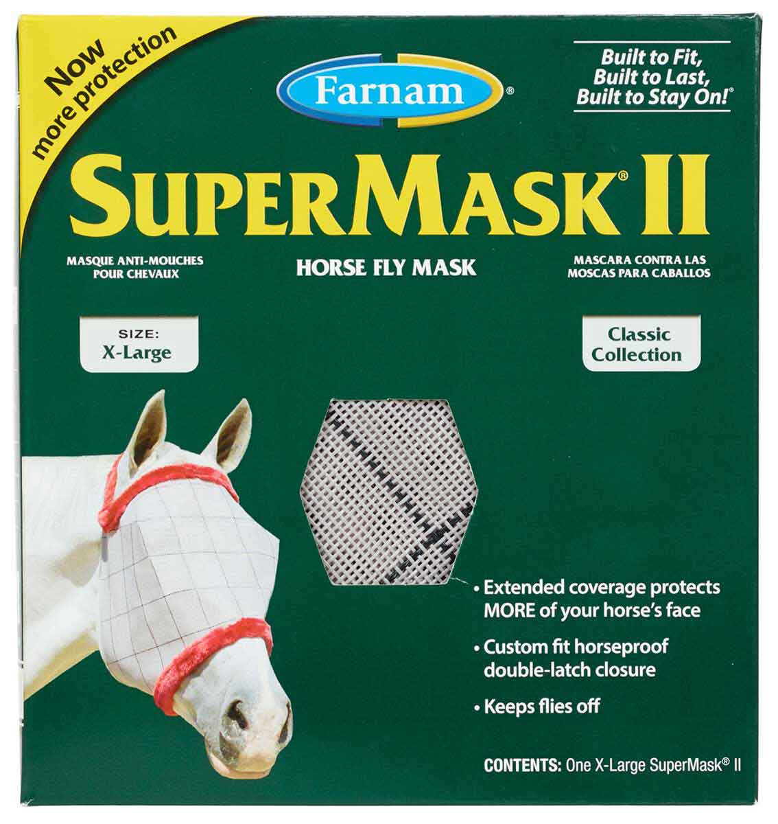 Farnam Supermask II Klasik At Sinek Maskesi, X-LRG, Çeşitli İndirimli Satın Al K Farnam Supermask II Klasik At Sinek Maskesi, X-LRG, Çeşitli İndirimli Satın Al K