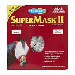 SuperMask II Classic Horse Fly Mask without Ears Horse - Item # 11647