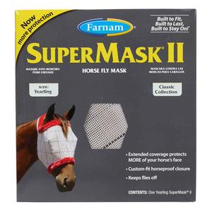 SuperMask II Classic Horse Fly Mask without Ears Yearling - Item # 11647