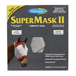 SuperMask II Classic Horse Fly Mask without Ears Yearling - Item # 11647