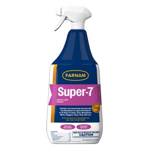 Equicare Flysect Super-7 Repellent Fly Spray 1 quart w/sprayer - Item # 11664