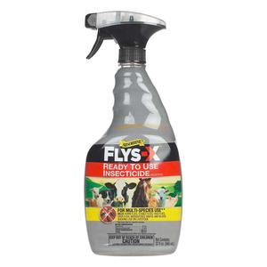 Flys-X Ready to Use Insecticide Fly Spray for Livestock 1 quart w/sprayer - Item # 11682