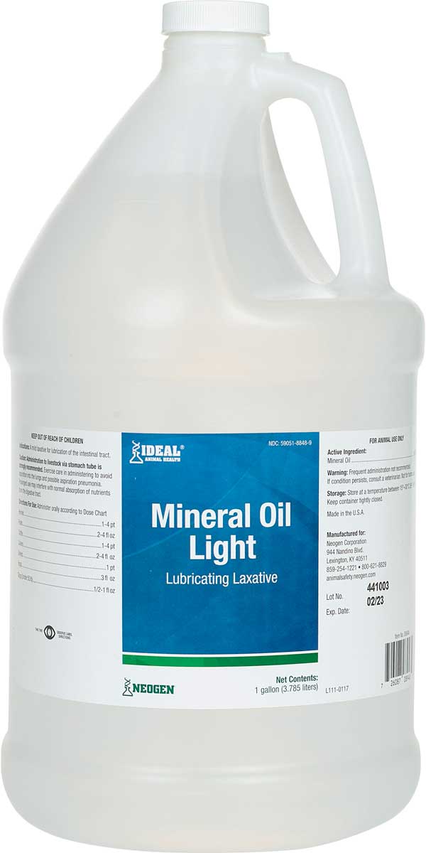 Mineral Oil Light for Animal Use Mineral Oil Light for Animal Use
