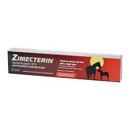 Zimecterin Paste Horse Dewormer (1.87% Ivermectin) Single dose - Item # 11817