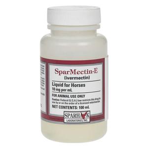 Sparmectin-E 1% Ivermectin for Horses 100 ml - Item # 1186RX