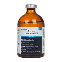 Lidocaine 2% for Animal Use 100 ml - Item # 118RX