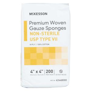 Non-Sterile Gauze Sponges 4 x 4 in (200 ct) - Item # 12135