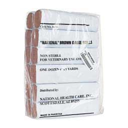 Brown Gauze Bandage Roll 6'' x 5 yds (12 ct) - Item # 12139