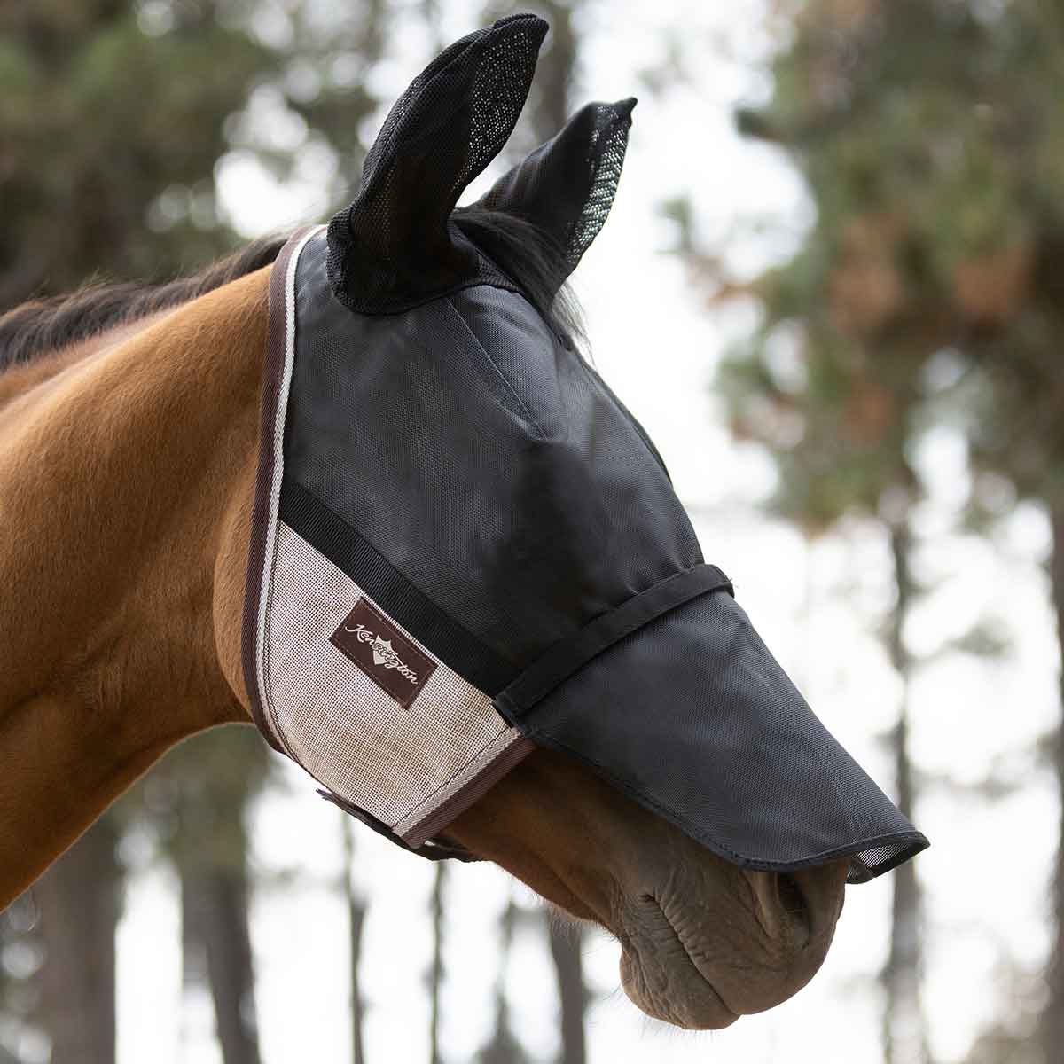Valley Vet - UViator CatchMask Horse Fly Mask with Ears and Removable ...