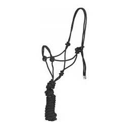 Rope Horse Halter Black - Item # 12224