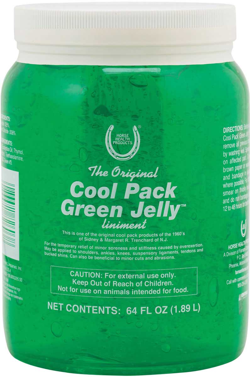 Cool Pack Green Jelly Liniment for Horses Horse Health - Liniments