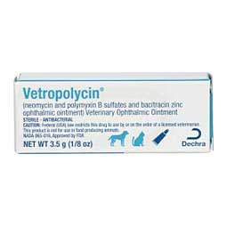 Vetropolycin Ophthalmic for Dogs & Cats 3.5 gm - Item # 1223RX