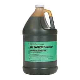 Betadine Solution 5% Povidone-iodine Antiseptic Microbicide for Animal Use 1 gallon - Item # 12265