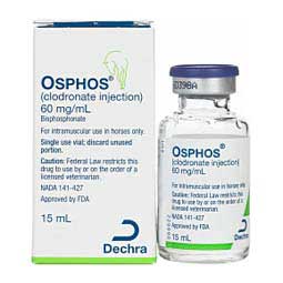 Osphos Clodronate for Horses 60 mg/ml 15 ml - Item # 1226RX