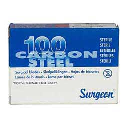 Surgical Blades No 10 (100 ct) - Item # 12344