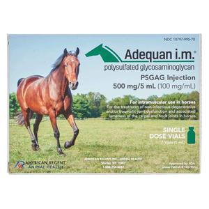 Adequan i.m. Equine 500 mg/5 ml (7 ct x 1 dose) - Item # 1240RX