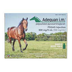 Adequan i.m. Equine 7 ct x 1 dose 500 mg/5ml - Item # 1240RX