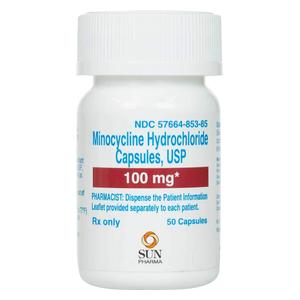 Minocycline Hydrochloride Capsules 100 mg 50 ct - Item # 1241RX