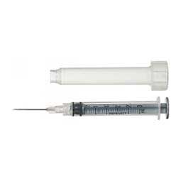 Disposable Syringes with Needles 1 ct (3 cc w/20 ga x 1 in) - Item # 12545