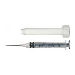 Disposable Syringes with Needles 1 ct (3 cc w/20 ga x 1'') - Item # 12545