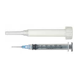 Disposable Syringes with Needles 1 ct (3 cc w/22 ga x 3/4 in) - Item # 12548