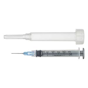 Disposable Syringes with Needles 1 ct (3 cc w/22 ga x 3/4 in) - Item # 12548