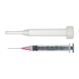 Disposable Syringes with Needles 1 ct (3 cc w/25 ga x 1'') - Item # 12549