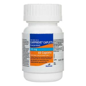 Carprieve Carprofen for Dogs 25 mg 60 ct - Item # 1259RX